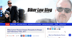 Desktop Screenshot of bikerlawblog.com
